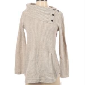 NWT Style & Co Ribbed Button Detail Sweater Size Small